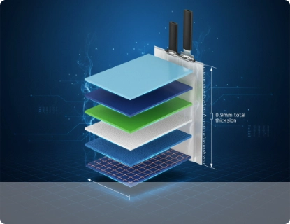 precision thin cell stacking