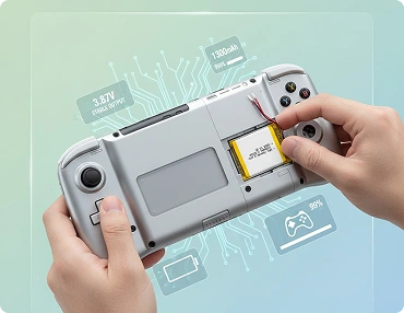 1300mah high capacity compact design