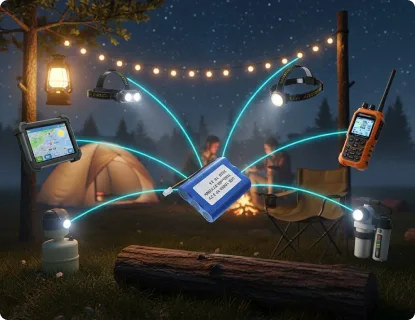 18650 battery pack for outdoor camping gear