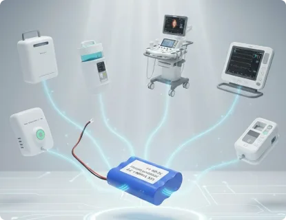 18650 battery pack for portable medical devices