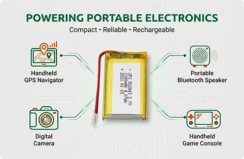 designed for portable consumer electronics