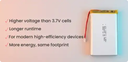 power more with a 3.85v battery