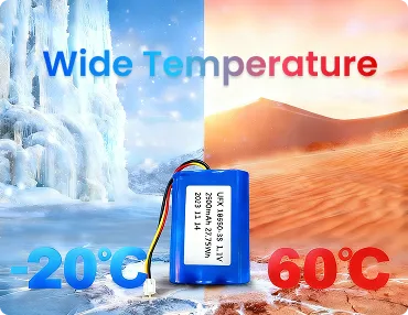 wide temperature adaptability for outdoor gadgets