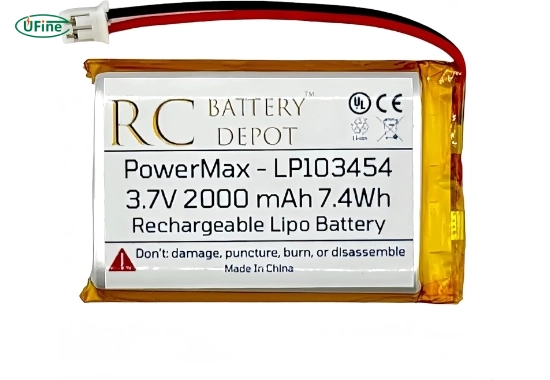 rc battery depot lithium polymer battery 3 7 v 2000mah