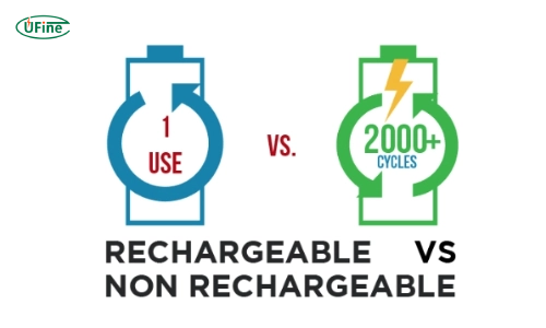 rechargeable lipo battery vs non rechargeable battery