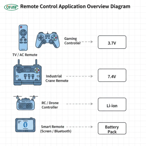 remote control battery applications and lithium battery solutions