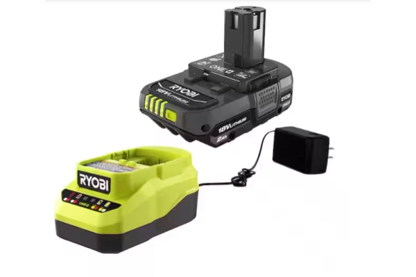 ryobi one 18v lithium ion 2 0ah battery and charger kit