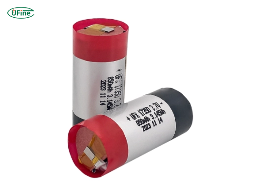 ufine 3 7 v 850mah cylindrical battery 13600
