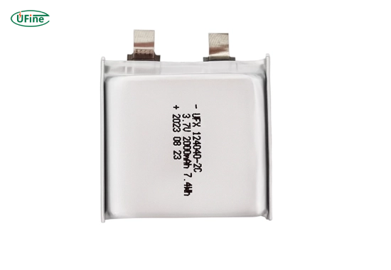 ufine 3 7v 2000mah high rate discharge battery 124040 2c