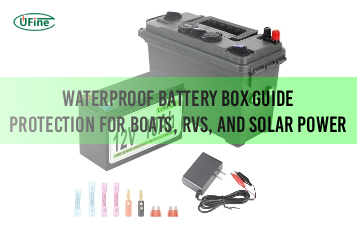 waterproof battery box guide protection for boats rvs and solar power