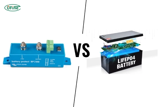 what are the significant differences between a battery protector and a bms