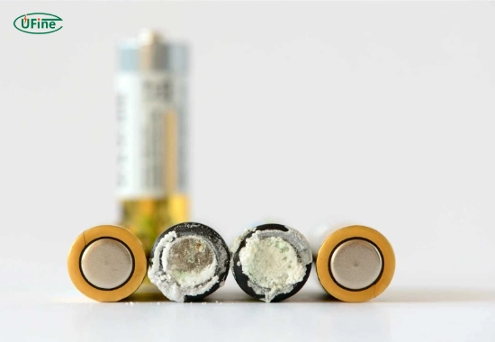 what happens when a alkaline battery leak