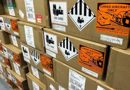 what is a lithium battery shipping label
