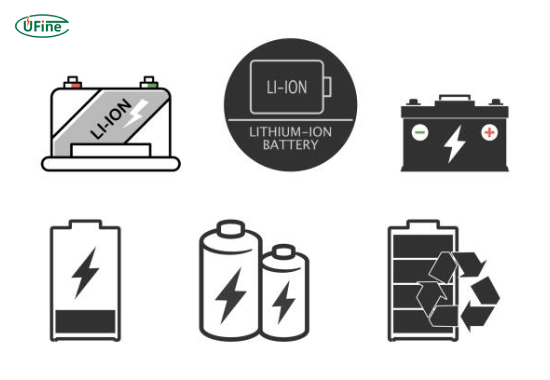 what is a lithium ion battery symbol