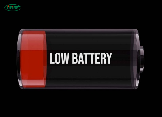 what is low battery in lithium ion batteries