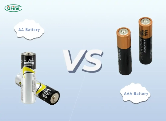 what is the difference between double a and triple a batteries