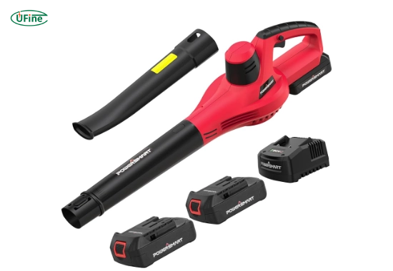 what kind of batteries do leaf blowers use