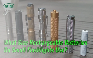 what size rechargeable batteries do small flashlights use
