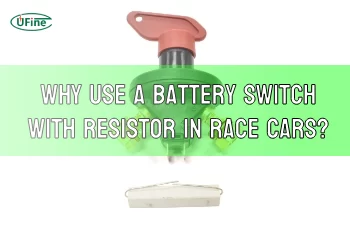 why use a battery switch with resistor in race cars
