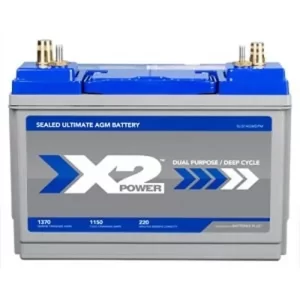 x2power agm deep cycle marine and rv battery